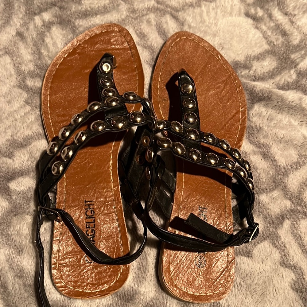 Stage light studded sandals made by stagelight size ‘5